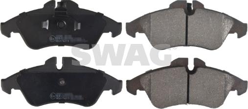 Swag 10 91 6251 - Kit de plaquettes de frein, frein à disque cwaw.fr