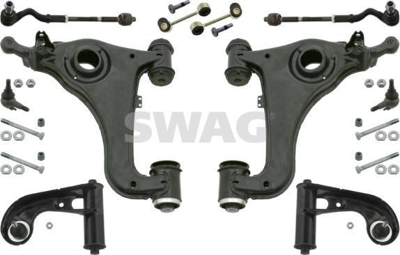 Swag 10 93 8498 - Kit de réparation, suspension de roue cwaw.fr