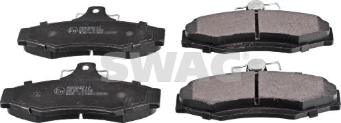 Swag 89 91 6507 - Kit de plaquettes de frein, frein à disque cwaw.fr