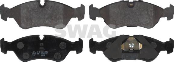 Swag 89 91 6339 - Kit de plaquettes de frein, frein à disque cwaw.fr