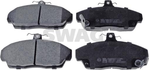 Swag 85 91 6114 - Kit de plaquettes de frein, frein à disque cwaw.fr