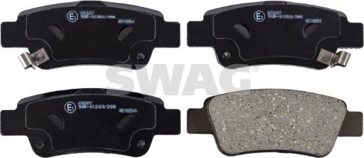 Swag 85 91 6805 - Kit de plaquettes de frein, frein à disque cwaw.fr