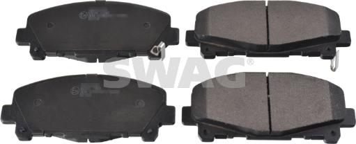 Swag 85 91 6792 - Kit de plaquettes de frein, frein à disque cwaw.fr