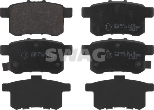 Swag 85 91 6766 - Kit de plaquettes de frein, frein à disque cwaw.fr