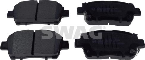 Swag 81 91 6725 - Kit de plaquettes de frein, frein à disque cwaw.fr