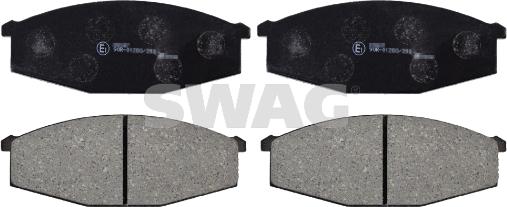 Swag 82 91 6263 - Kit de plaquettes de frein, frein à disque cwaw.fr