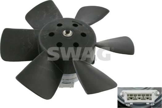 Swag 30 90 6989 - Ventilateur, refroidissement du moteur cwaw.fr