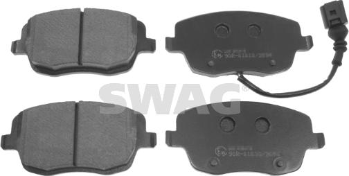 Swag 30 91 6998 - Kit de plaquettes de frein, frein à disque cwaw.fr