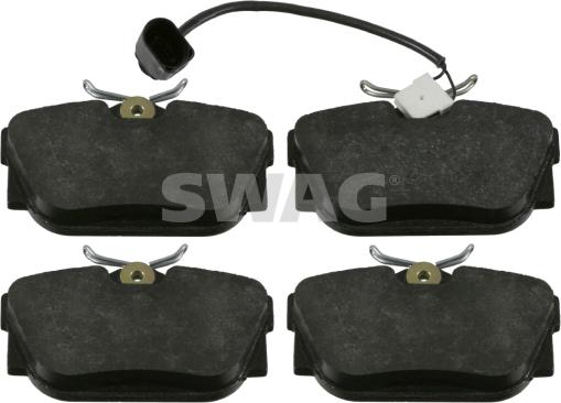 Swag 30 91 6412 - Kit de plaquettes de frein, frein à disque cwaw.fr