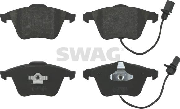 Swag 30 91 6584 - Kit de plaquettes de frein, frein à disque cwaw.fr