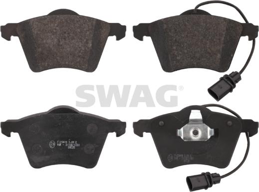 Swag 30 91 6640 - Kit de plaquettes de frein, frein à disque cwaw.fr