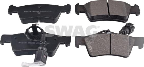 Swag 30 91 6669 - Kit de plaquettes de frein, frein à disque cwaw.fr