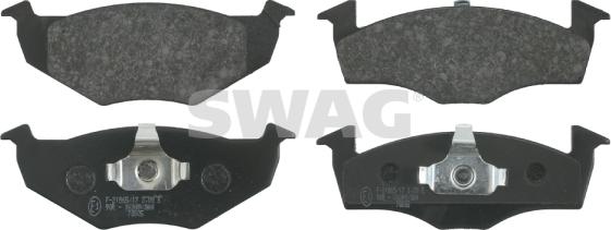 Swag 30 91 6044 - Kit de plaquettes de frein, frein à disque cwaw.fr