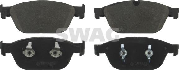 Swag 30 91 6822 - Kit de plaquettes de frein, frein à disque cwaw.fr