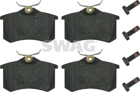 Swag 30 91 6344 - Kit de plaquettes de frein, frein à disque cwaw.fr