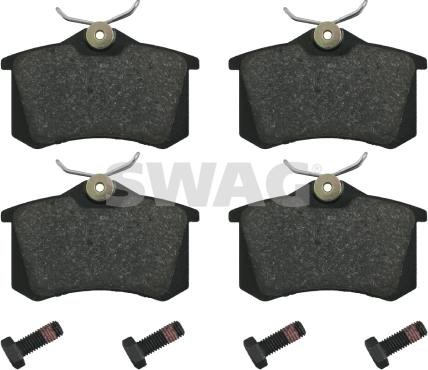 Swag 30 91 6346 - Kit de plaquettes de frein, frein à disque cwaw.fr