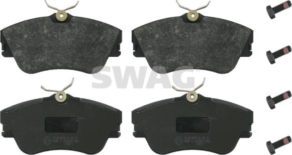 Swag 30 91 6304 - Kit de plaquettes de frein, frein à disque cwaw.fr