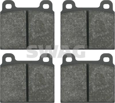 Swag 30 91 6300 - Kit de plaquettes de frein, frein à disque cwaw.fr