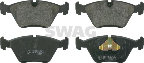 Swag 30 91 6312 - Kit de plaquettes de frein, frein à disque cwaw.fr