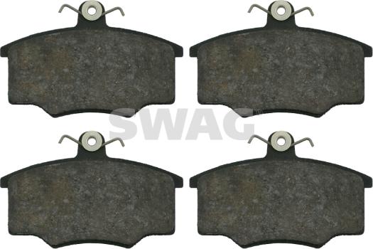 Swag 30 91 6320 - Kit de plaquettes de frein, frein à disque cwaw.fr