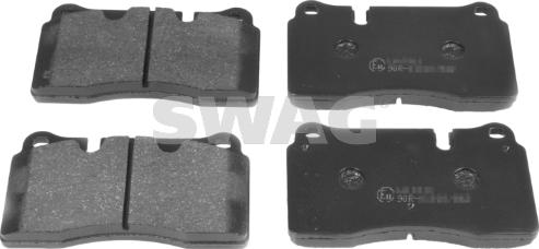 Swag 30 91 6734 - Kit de plaquettes de frein, frein à disque cwaw.fr