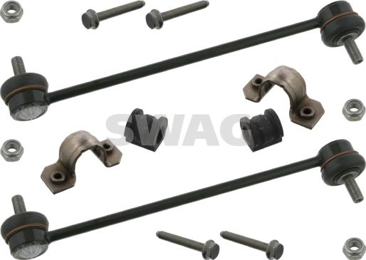 Swag 30 93 7079 - Kit de réparation, suspension du stabilisateur cwaw.fr