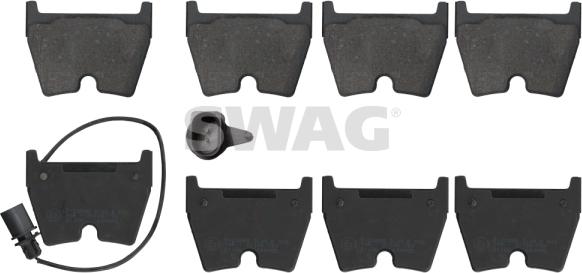 Swag 30 11 6024 - Kit de plaquettes de frein, frein à disque cwaw.fr