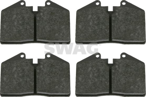 Swag 38 91 6516 - Kit de plaquettes de frein, frein à disque cwaw.fr