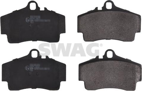 Swag 38 91 6521 - Kit de plaquettes de frein, frein à disque cwaw.fr