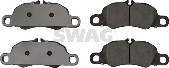 Swag 38 11 6172 - Kit de plaquettes de frein, frein à disque cwaw.fr