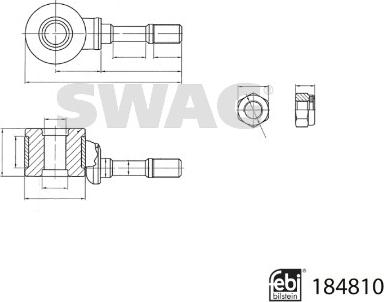 Swag 33 10 9580 - Entretoise / tige, stabilisateur cwaw.fr