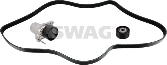 Swag 33 10 9028 - Jeu de courroies trapézoïdales à nervures cwaw.fr