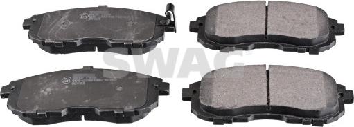 Swag 33 10 5444 - Kit de plaquettes de frein, frein à disque cwaw.fr