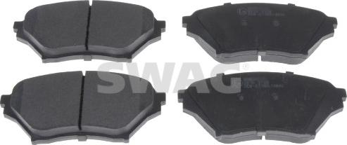 Swag 33 10 5431 - Kit de plaquettes de frein, frein à disque cwaw.fr