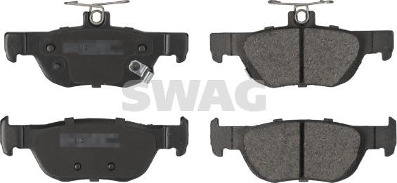 Swag 33 10 5575 - Kit de plaquettes de frein, frein à disque cwaw.fr