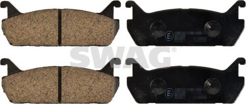 Swag 33 10 5089 - Kit de plaquettes de frein, frein à disque cwaw.fr