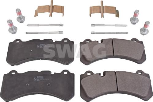 Swag 33 10 5191 - Kit de plaquettes de frein, frein à disque cwaw.fr