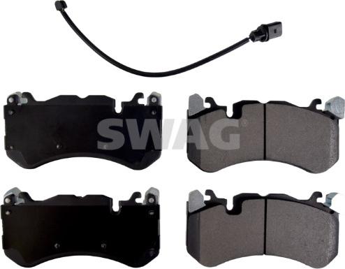 Swag 33 10 5218 - Kit de plaquettes de frein, frein à disque cwaw.fr