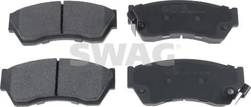 Swag 33 10 6404 - Kit de plaquettes de frein, frein à disque cwaw.fr