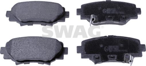 Swag 33 10 6544 - Kit de plaquettes de frein, frein à disque cwaw.fr