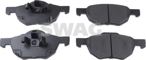 Swag 33 10 6509 - Kit de plaquettes de frein, frein à disque cwaw.fr