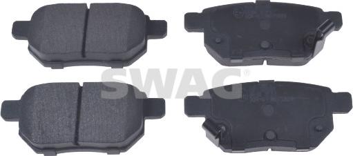 Swag 33 10 6573 - Kit de plaquettes de frein, frein à disque cwaw.fr