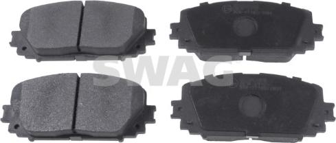 Swag 33 10 6397 - Kit de plaquettes de frein, frein à disque cwaw.fr