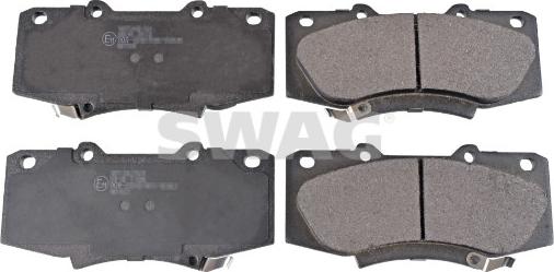 Swag 33 10 6346 - Kit de plaquettes de frein, frein à disque cwaw.fr