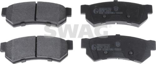 Swag 33 10 6337 - Kit de plaquettes de frein, frein à disque cwaw.fr