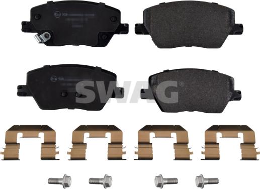 Swag 33 10 1940 - Kit de plaquettes de frein, frein à disque cwaw.fr