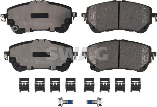 Swag 33 10 8162 - Kit de plaquettes de frein, frein à disque cwaw.fr