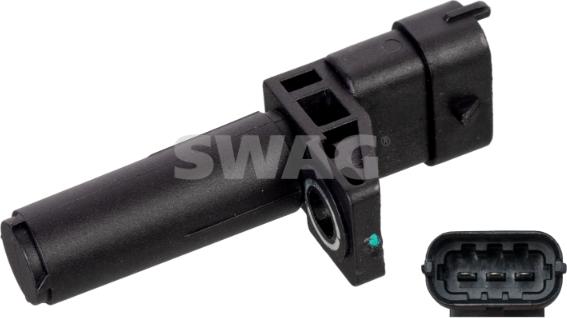 Swag 33 10 3911 - Capteur d'angle, vilebrequin cwaw.fr