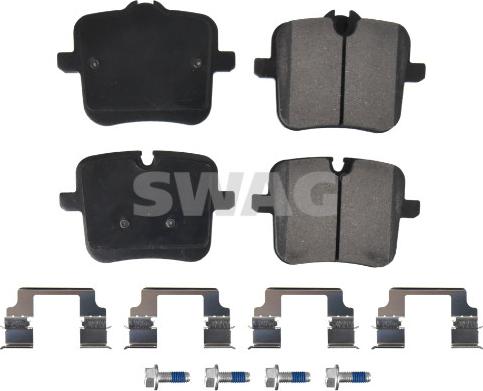 Swag 33 10 7642 - Kit de plaquettes de frein, frein à disque cwaw.fr