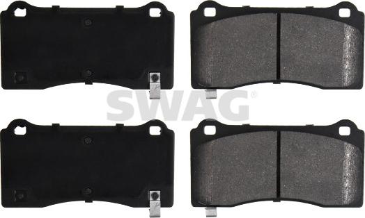 Swag 33 10 7658 - Kit de plaquettes de frein, frein à disque cwaw.fr